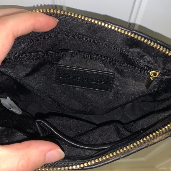 Steve Madden Chevron Leather Crossbody Bag - Picture 12 of 16